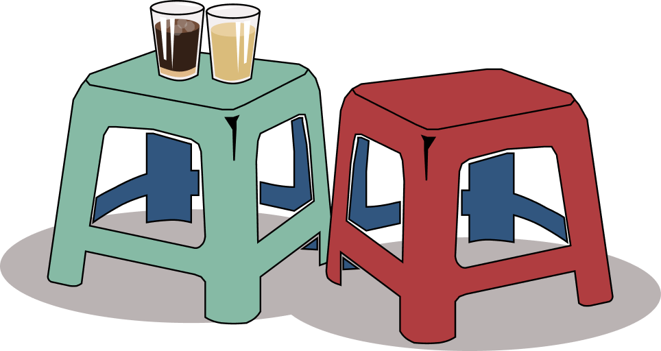 Cafe Tra Da illustration